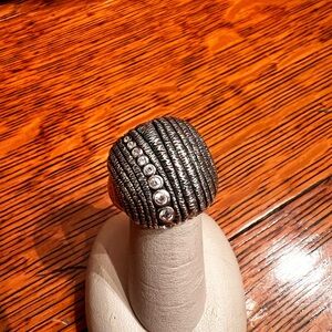 Silpada Sterling In The Groove Ring size 8.25